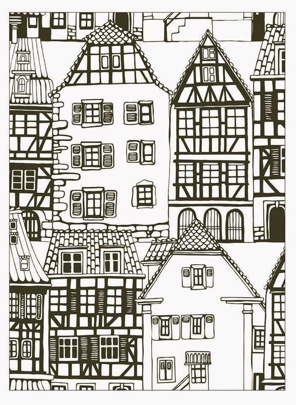 Architektur Ausmalbilder zum Ausdrucken 42