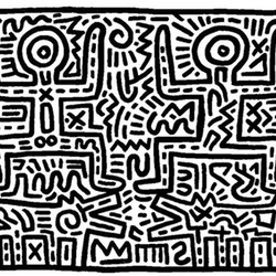 Keith Haring Ausmalbilder für Erwachsene 1