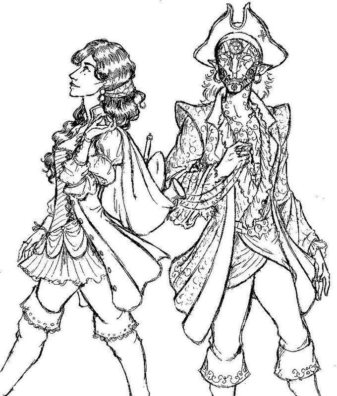 Karneval Ausmalbilder für Erwachsene zum Ausdrucken 9