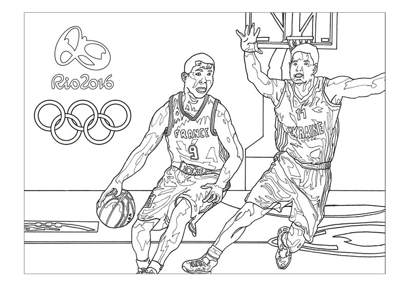 Olympische Spiele Ausmalbilder für Erwachsene zum Ausdrucken 2
