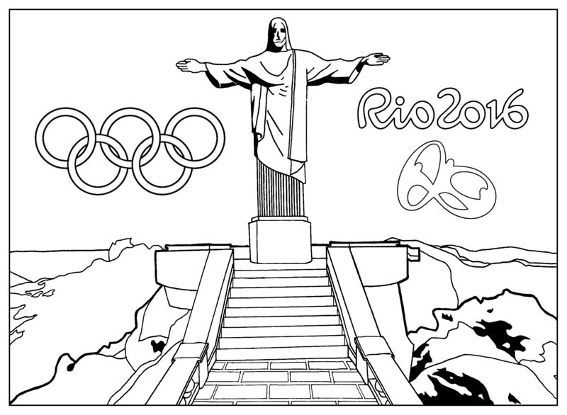 Olympische Spiele Ausmalbilder für Erwachsene zum Ausdrucken 3
