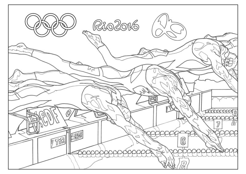 Olympische Spiele Ausmalbilder zum Ausdrucken 7