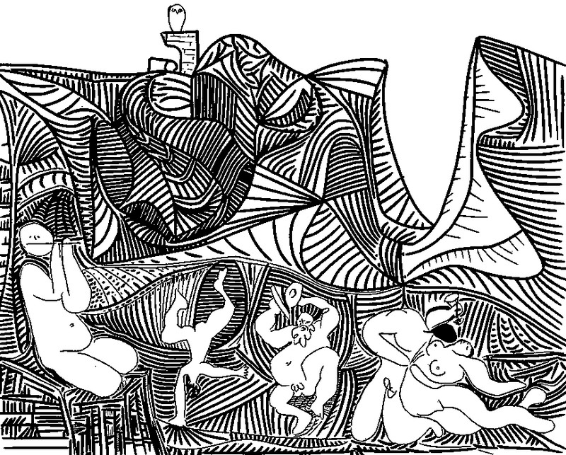 Picasso Ausmalbilder zum Ausdrucken 14